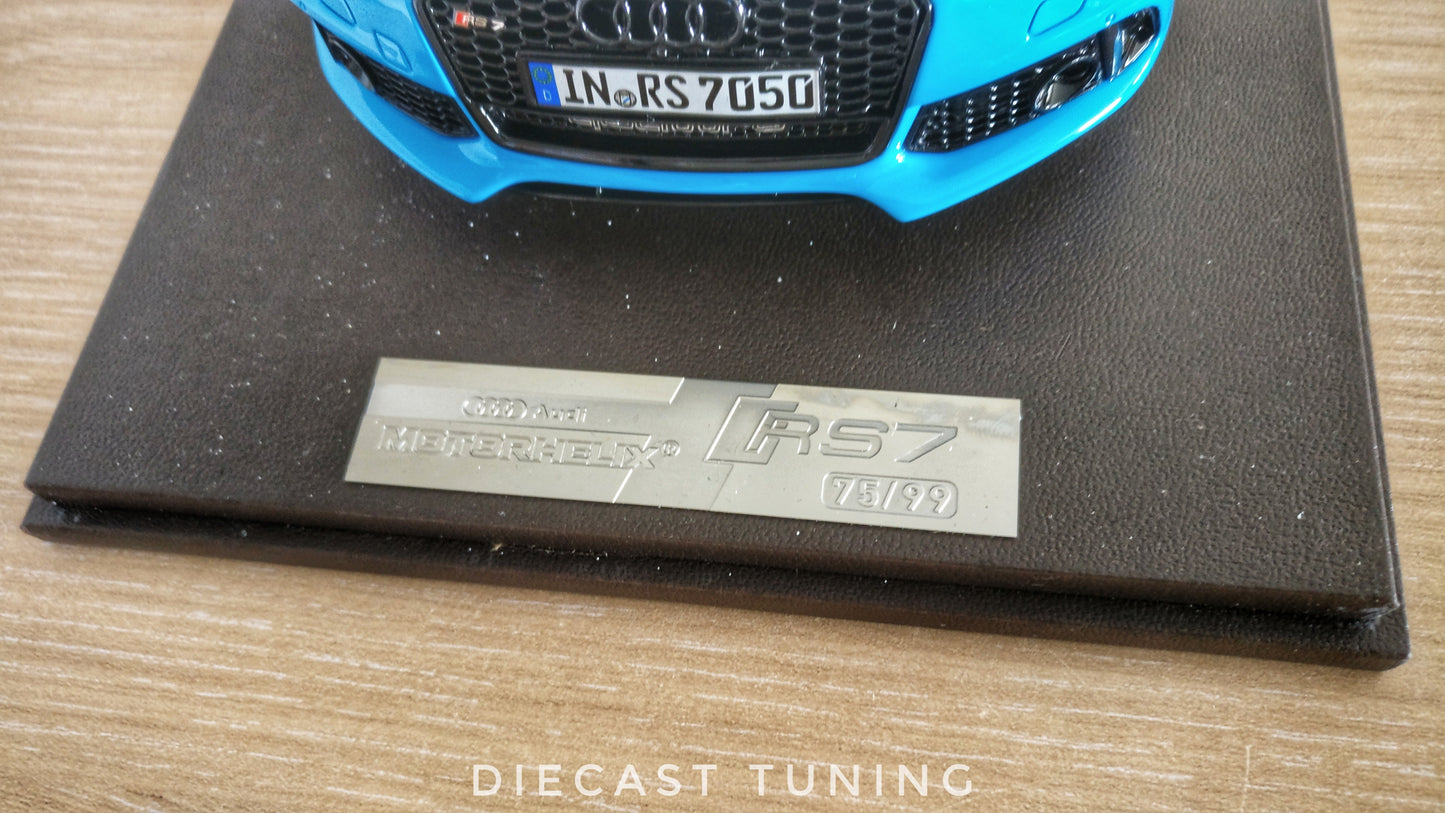 1:18 Motorhelix Audi RS7 Baby Blue