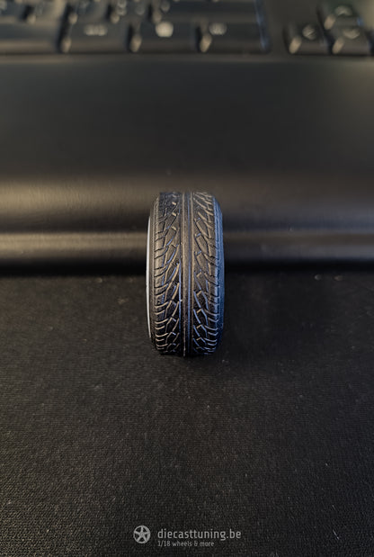 1:18 Thin rubber tyres 19" -> 21" set of 4