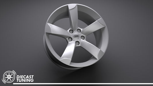 1:18 Audi Original Rotor Wheels (8P0601025CP) - Diecast Tuning
